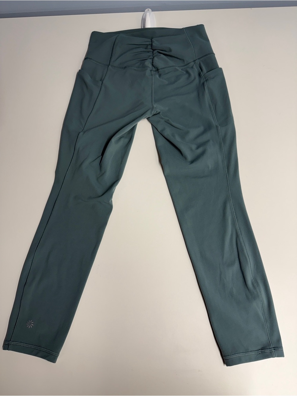 Athleta Deep Teal High-Rise Leggings with Pockets - Picture 3 of 7